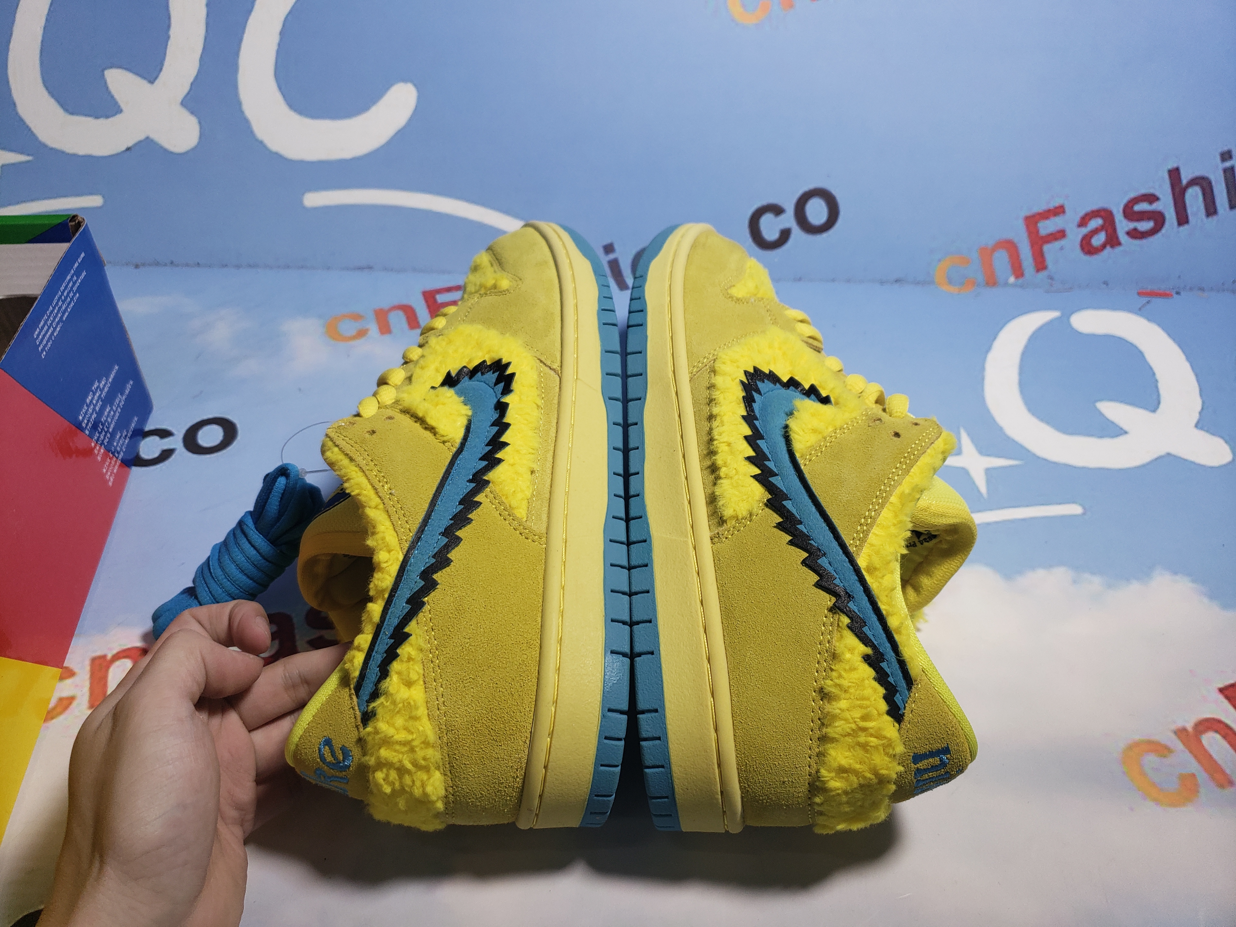 OG Dunk Low Grateful Dead Bears Opti Yellow,CJ5378-700