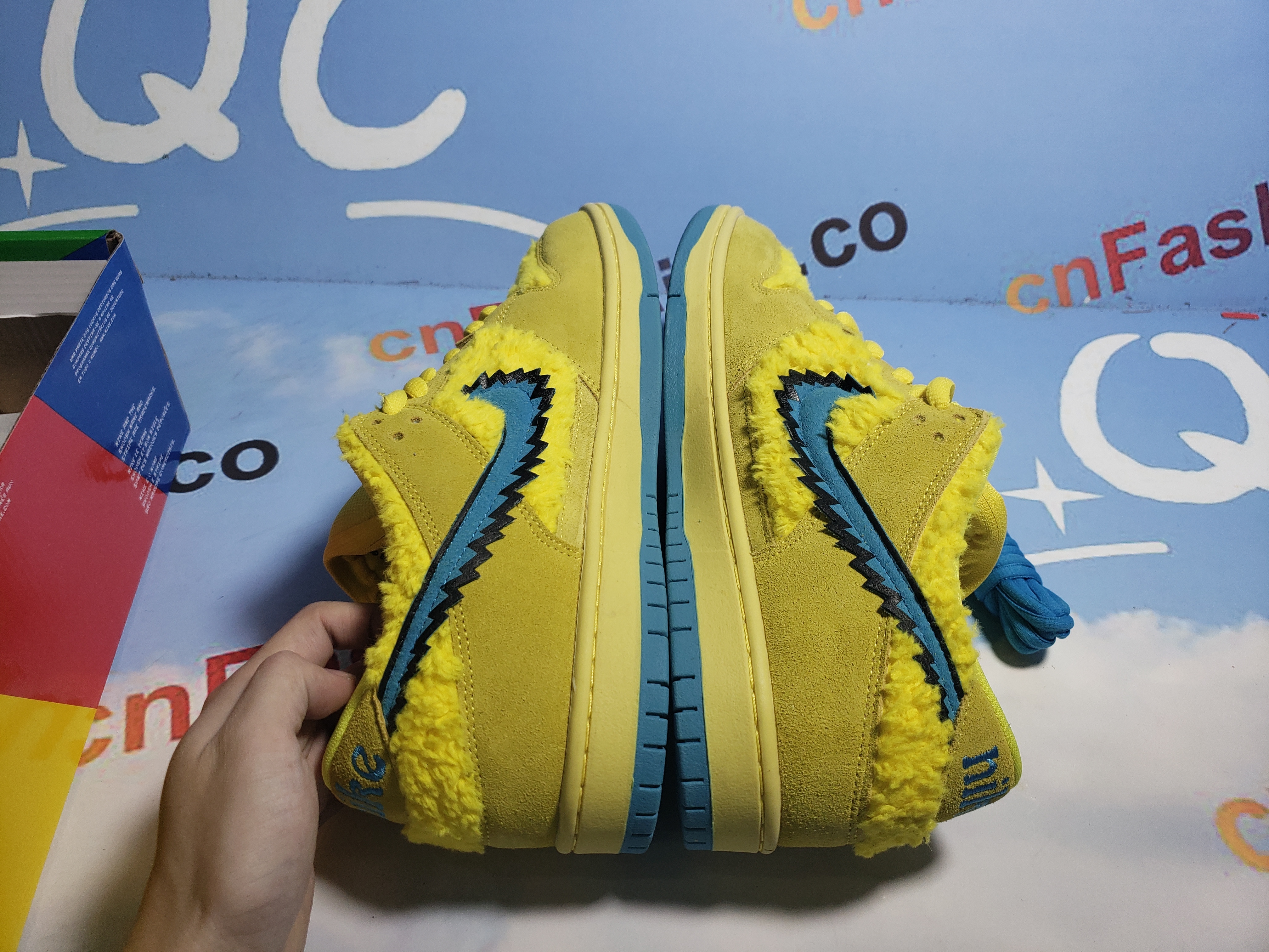 OG Dunk Low Grateful Dead Bears Opti Yellow,CJ5378-700