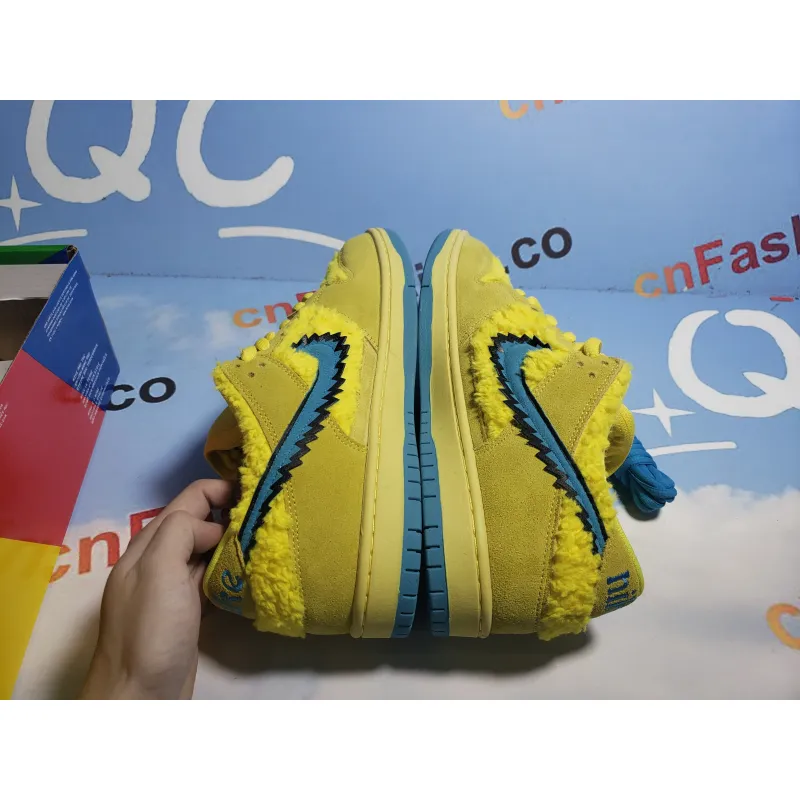 OG Dunk Low Grateful Dead Bears Opti Yellow,CJ5378-700