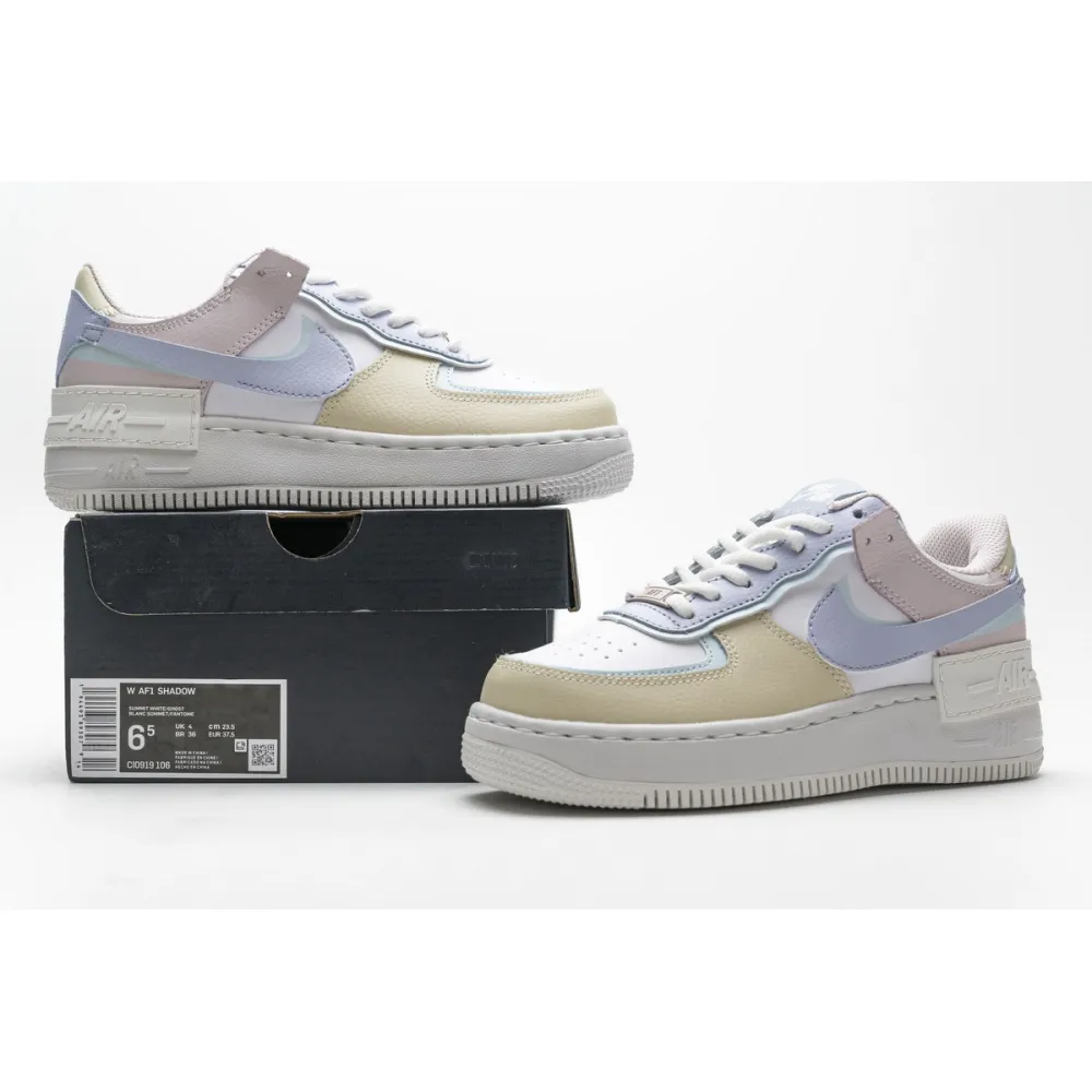BMLin Air Force 1 Shadow White Glacier Blue Ghost (W)