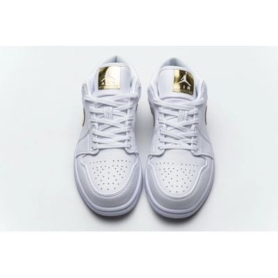 BMLin Jordan 1 Low White Metallic Gold (W) 02