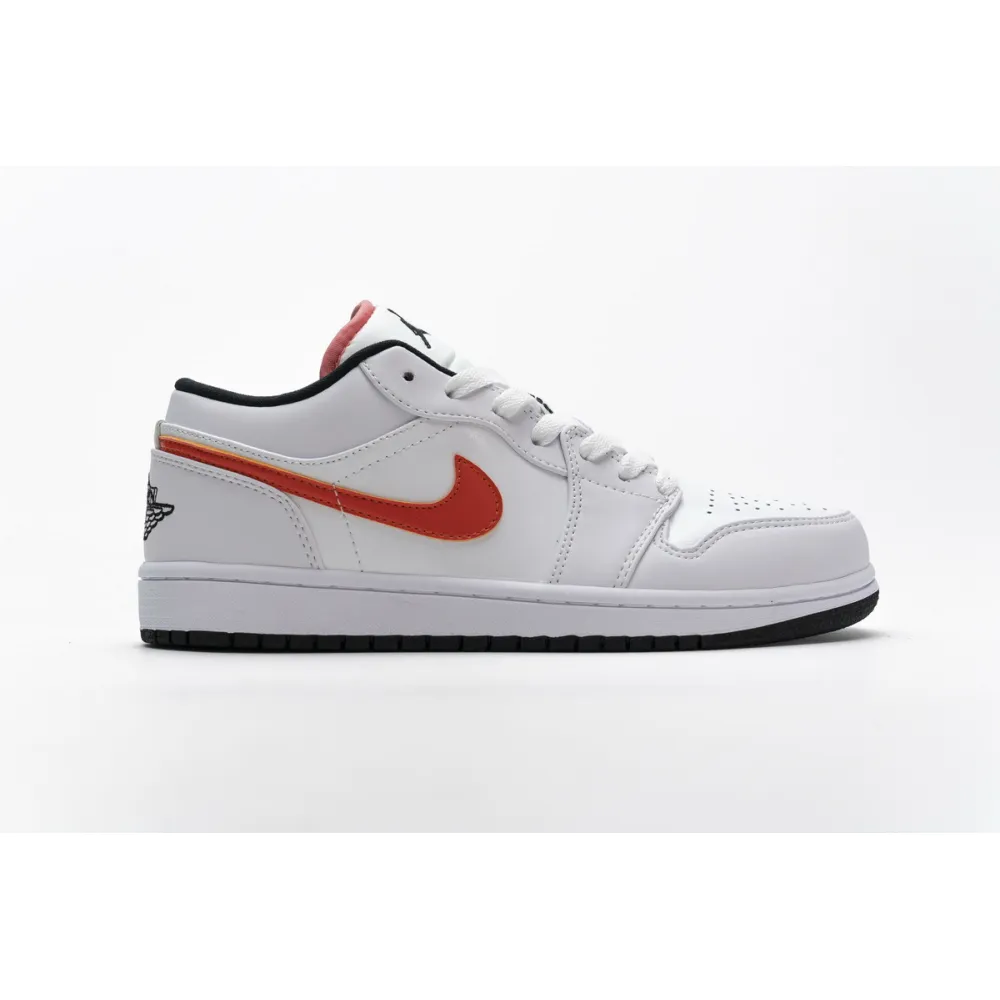 BMLin Jordan 1 Low White Multi-Color
