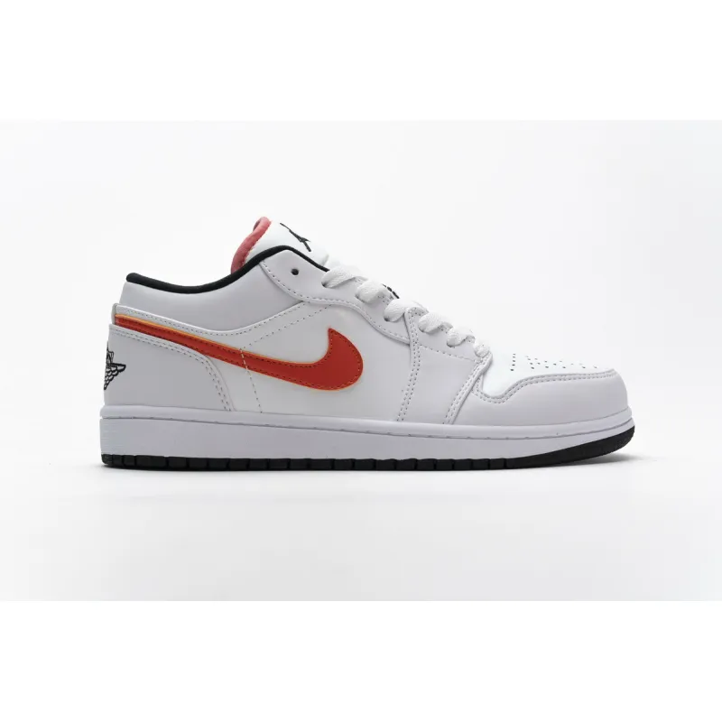 BMLin Jordan 1 Low White Multi-Color