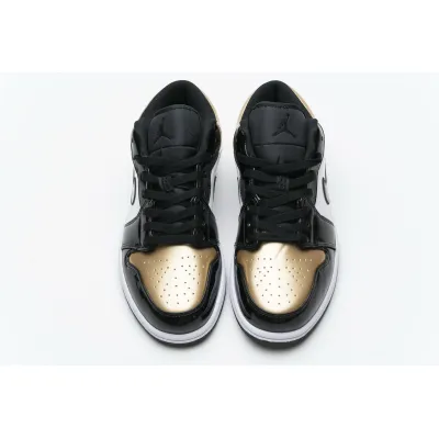 BMLin Jordan 1 Low Gold Toe 02