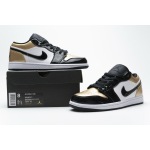 BMLin Jordan 1 Low Gold Toe