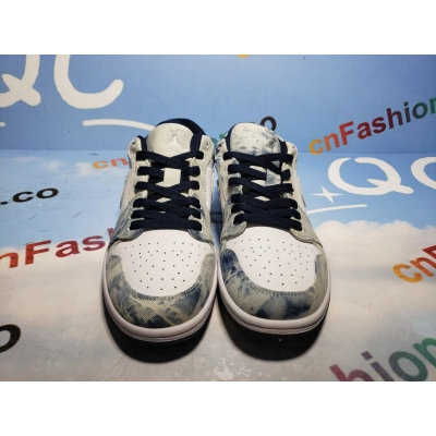 BMLin Jordan 1 Low Washed Denim 02