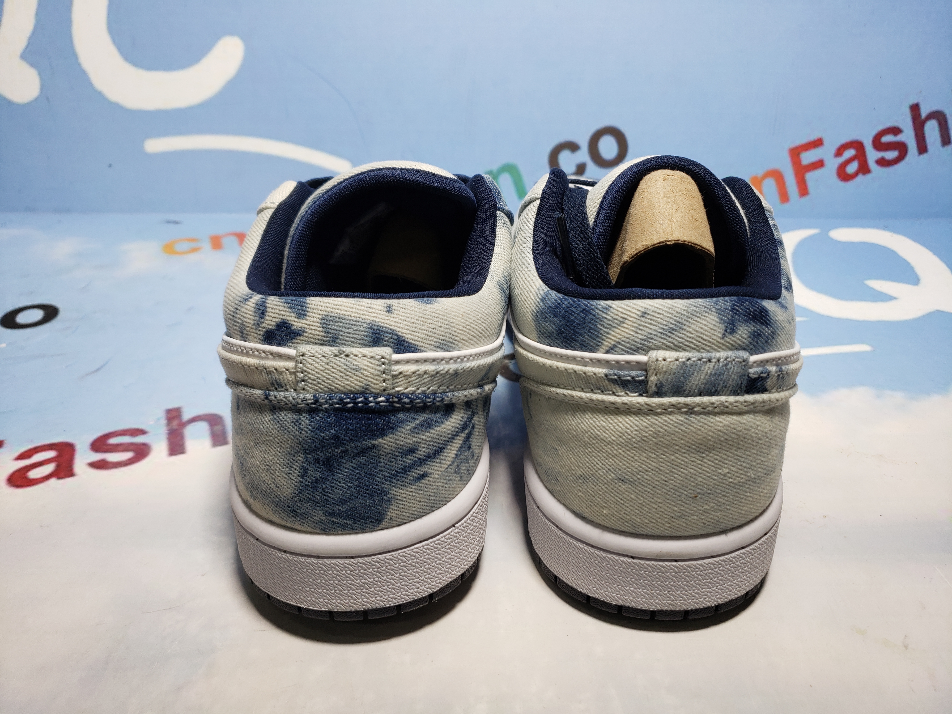 BMLin Jordan 1 Low Washed Denim