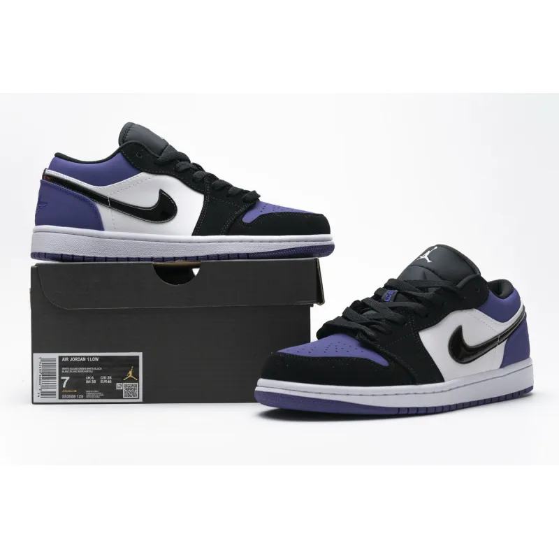 BMLin Jordan 1 Low Court Purple