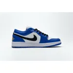 BMLin Jordan 1 Low Hyper Royal Orange Peel