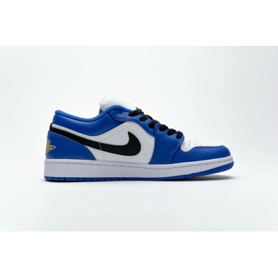 BMLin Jordan 1 Low Hyper Royal Orange Peel 01