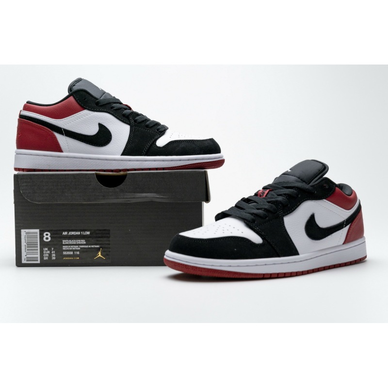 BMLin Jordan 1 Low Black Toe