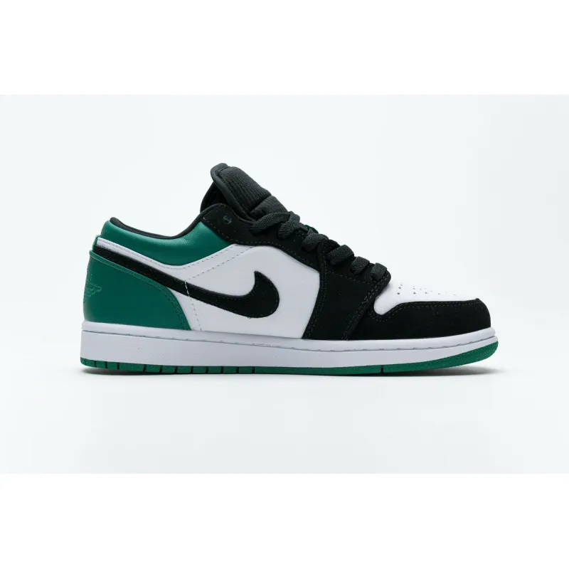 BMLin Jordan 1 Low White Black Mystic Green