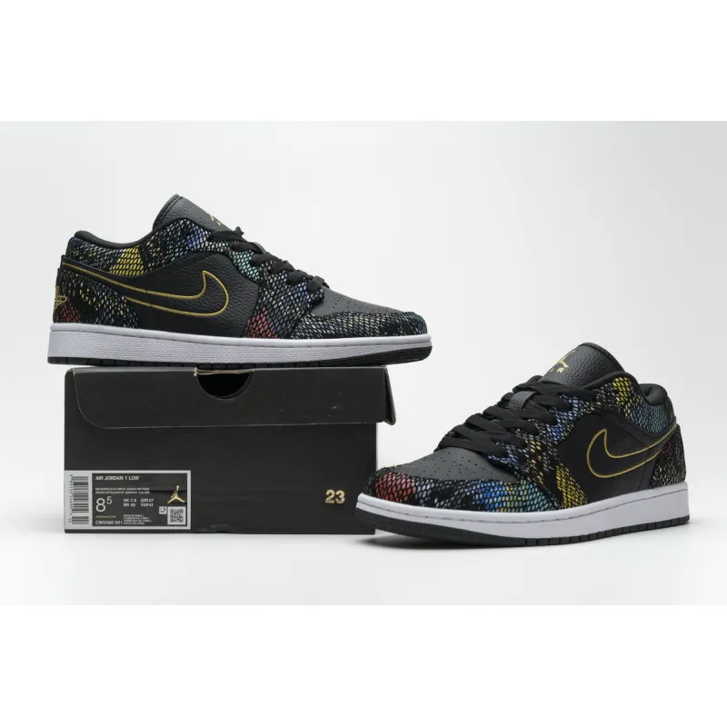 BMLin Jordan 1 Low Multicolor Snakeskin (W) (2020)