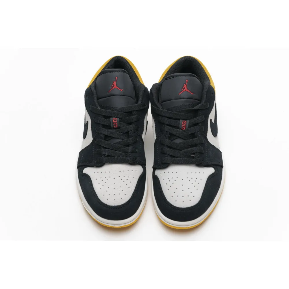BMLin Jordan 1 Low Sail University Gold Black