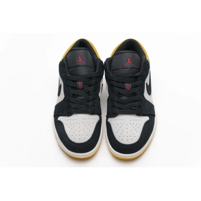 BMLin Jordan 1 Low Sail University Gold Black 02