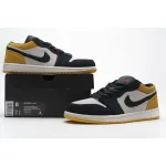BMLin Jordan 1 Low Sail University Gold Black