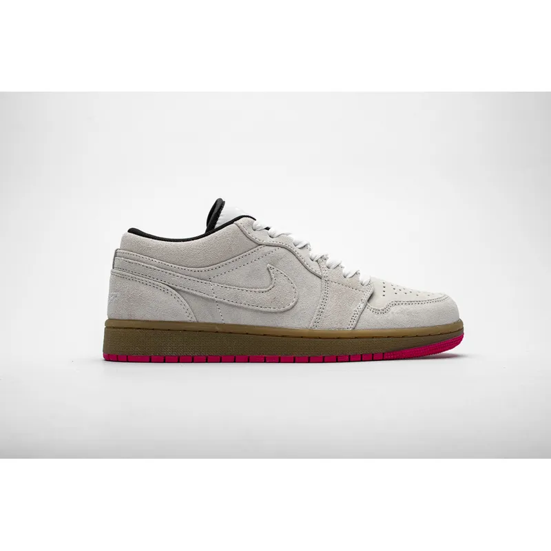BMLin Jordan 1 Low White Gum Hyper Pink