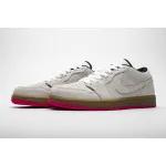 BMLin Jordan 1 Low White Gum Hyper Pink