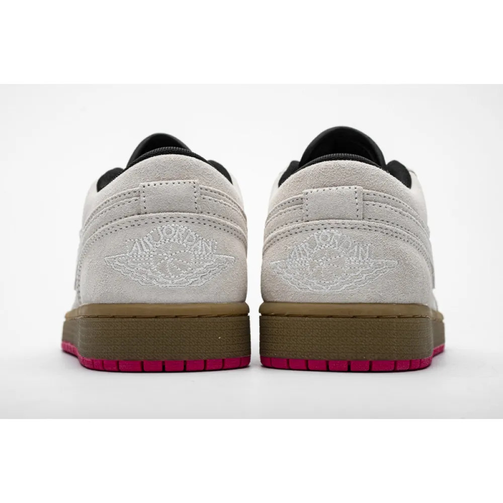 BMLin Jordan 1 Low White Gum Hyper Pink
