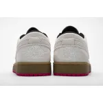 BMLin Jordan 1 Low White Gum Hyper Pink
