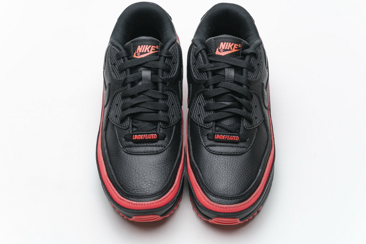 BMLin Air Max 90 Undefeated Black Solar Red