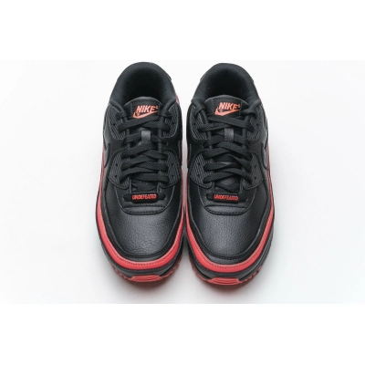 BMLin Air Max 90 Undefeated Black Solar Red 02