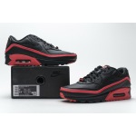 BMLin Air Max 90 Undefeated Black Solar Red