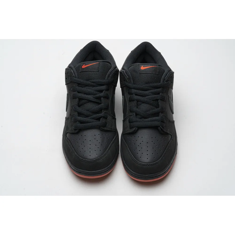 PK GOD SB Dunk Low Black Pigeon