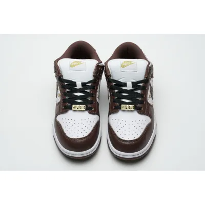 PKGoden SB Dunk Low Brown Stars,DH3228-103 02