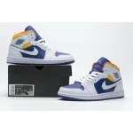 OG Jordan 1 Mid Royal Blue Laser Orange