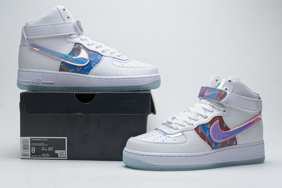 PK GOD Air Force 1 High Good Game White