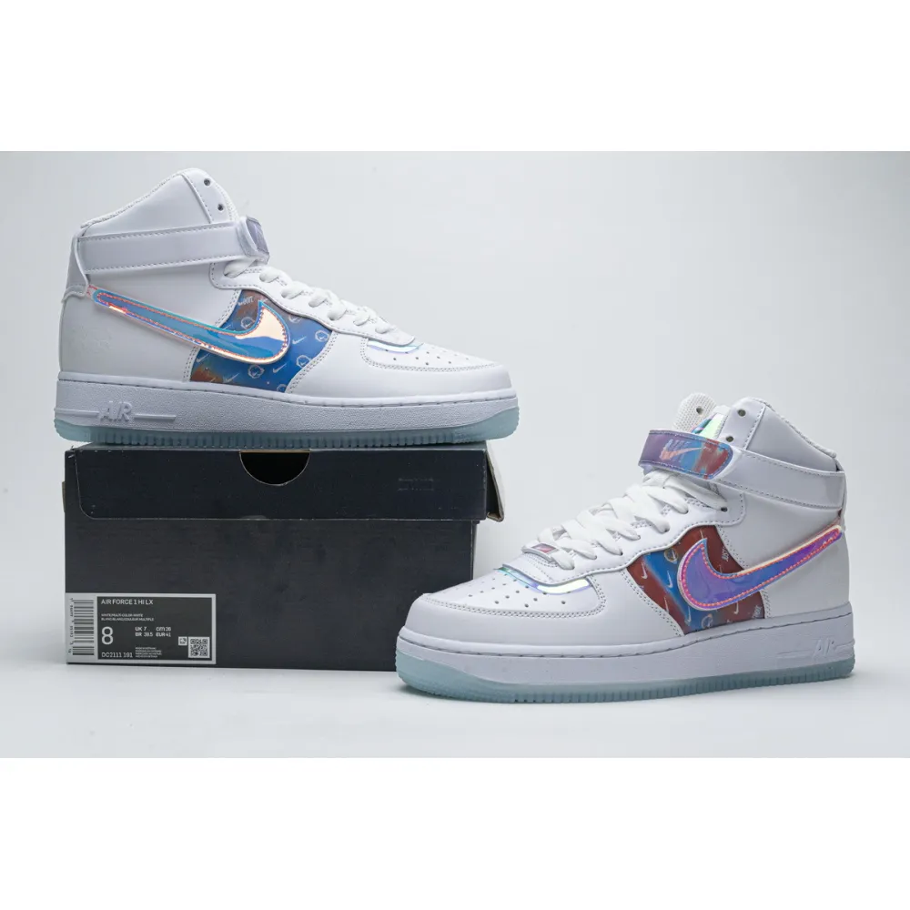PK GOD Air Force 1 High Good Game White