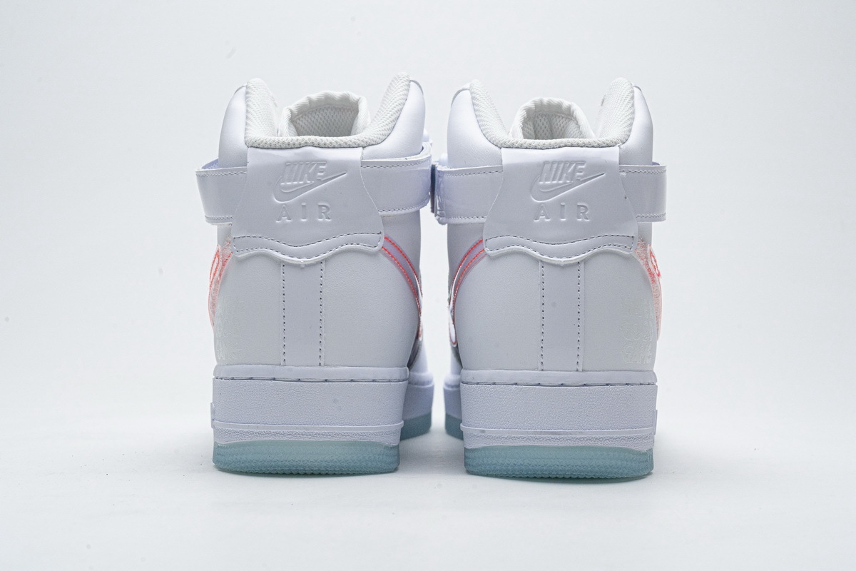 PK GOD Air Force 1 High Good Game White
