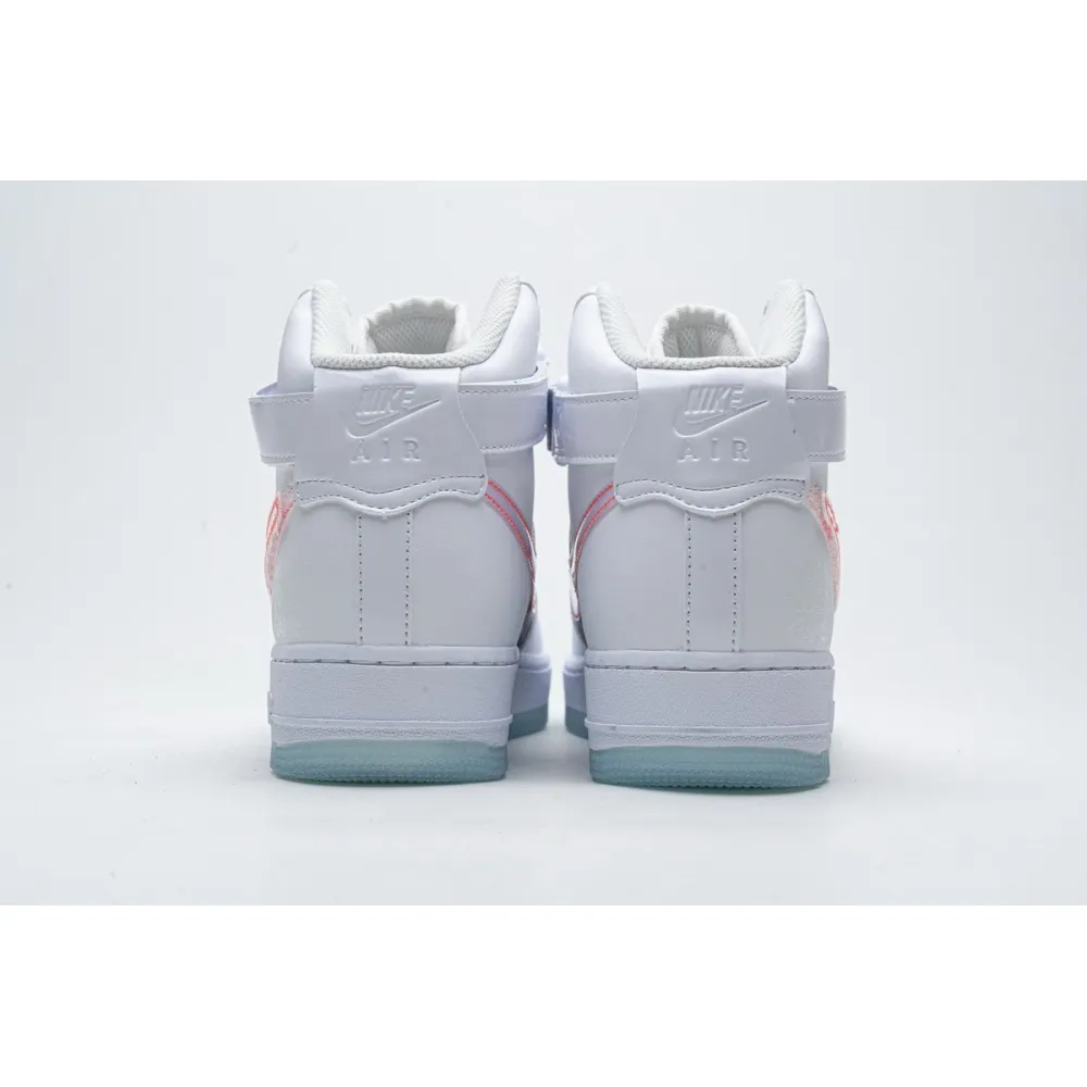 PK GOD Air Force 1 High Good Game White