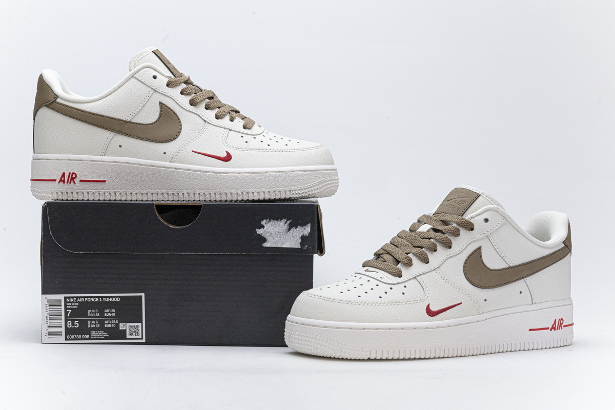 OG Air Force 1 Low Premium White Brown