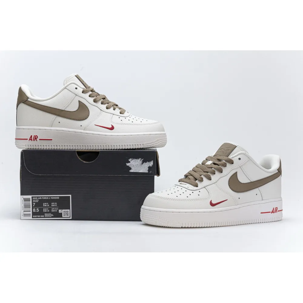 OG Air Force 1 Low Premium White Brown