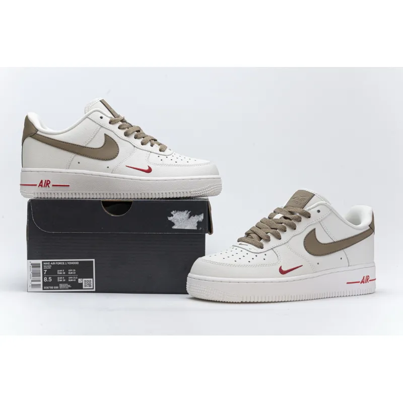OG Air Force 1 Low Premium White Brown