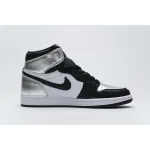 PK GOD Jordan 1 Retro High Silver Toe (W)(2021)