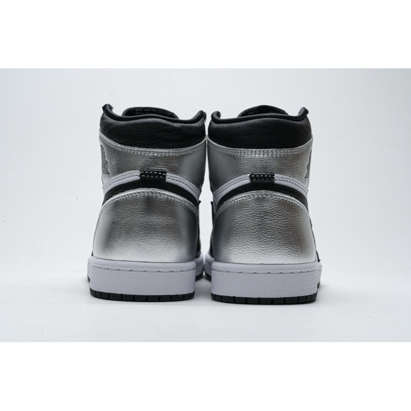 PK GOD Jordan 1 Retro High Silver Toe (W)(2021)