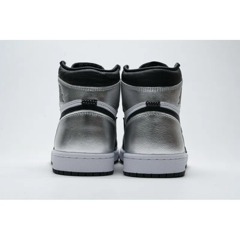 PK GOD Jordan 1 Retro High Silver Toe (W)(2021)