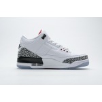 PK GOD Jordan 3 Retro Free Throw Line White Cement