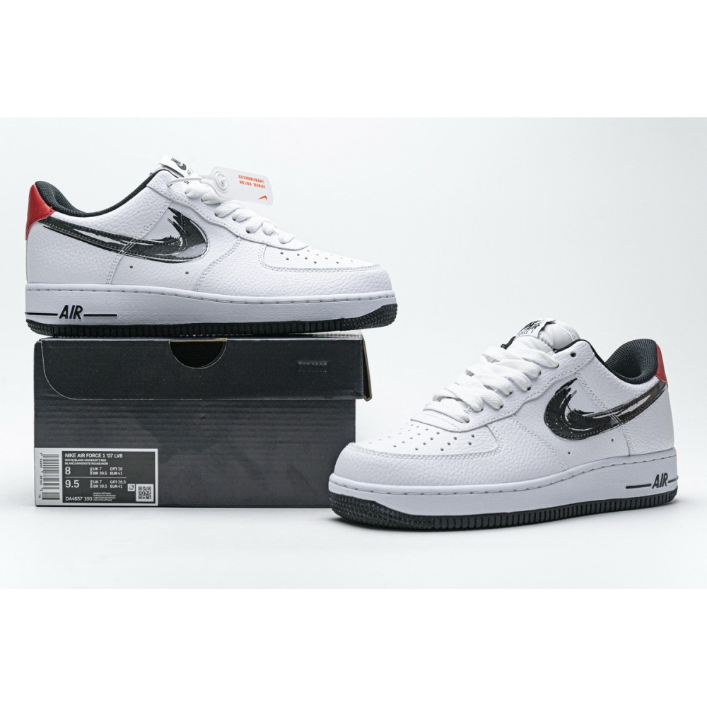 OG Air Force 1 Low Brushstroke White Black