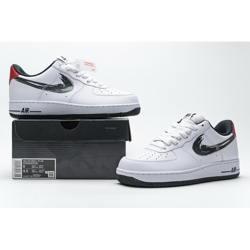 OG Air Force 1 Low Brushstroke White Black