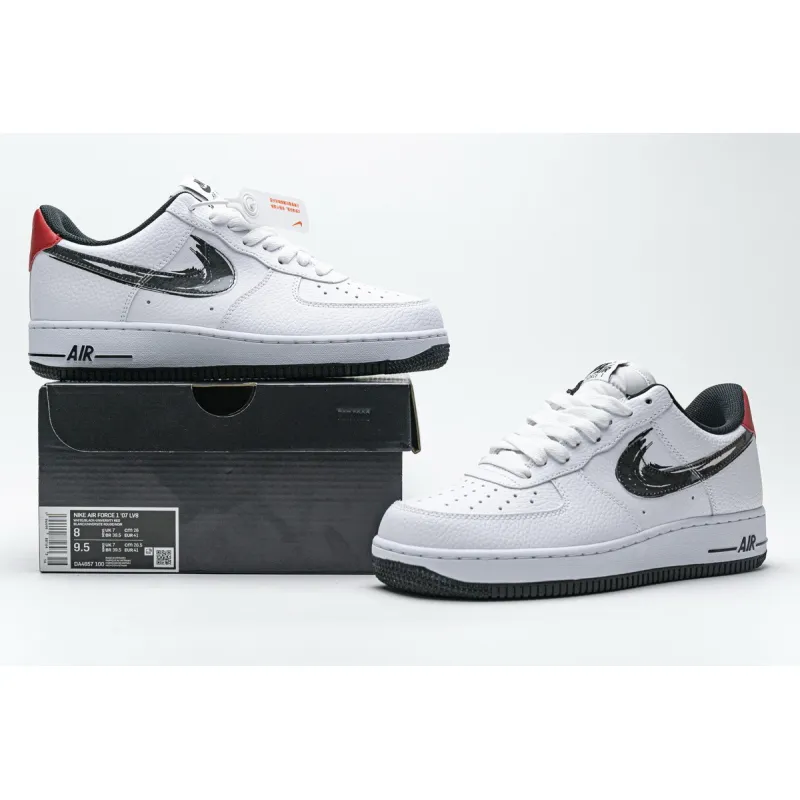 OG Air Force 1 Low Brushstroke White Black