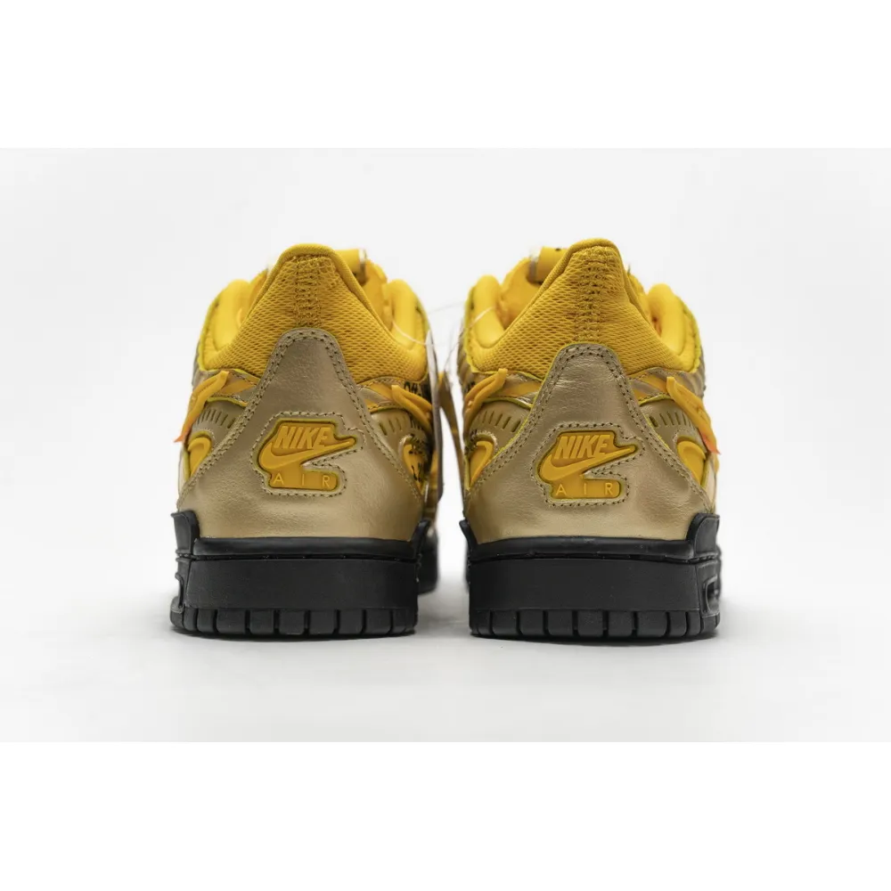 PK GOD Air Rubber Dunk Off-White University Gold