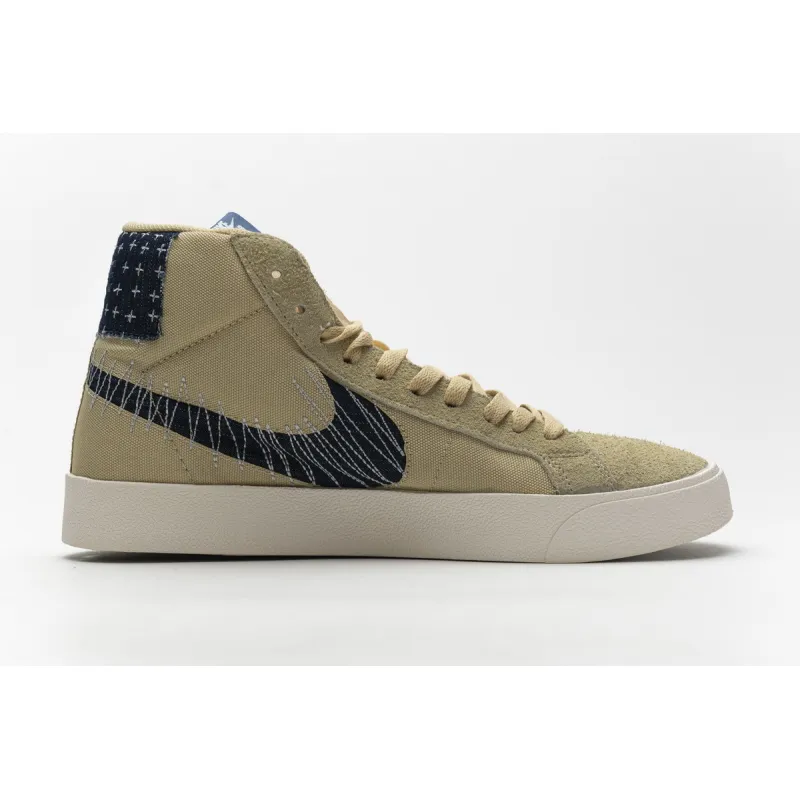 BMLin SB Zoom Blazer Mid Sashiko Sesame