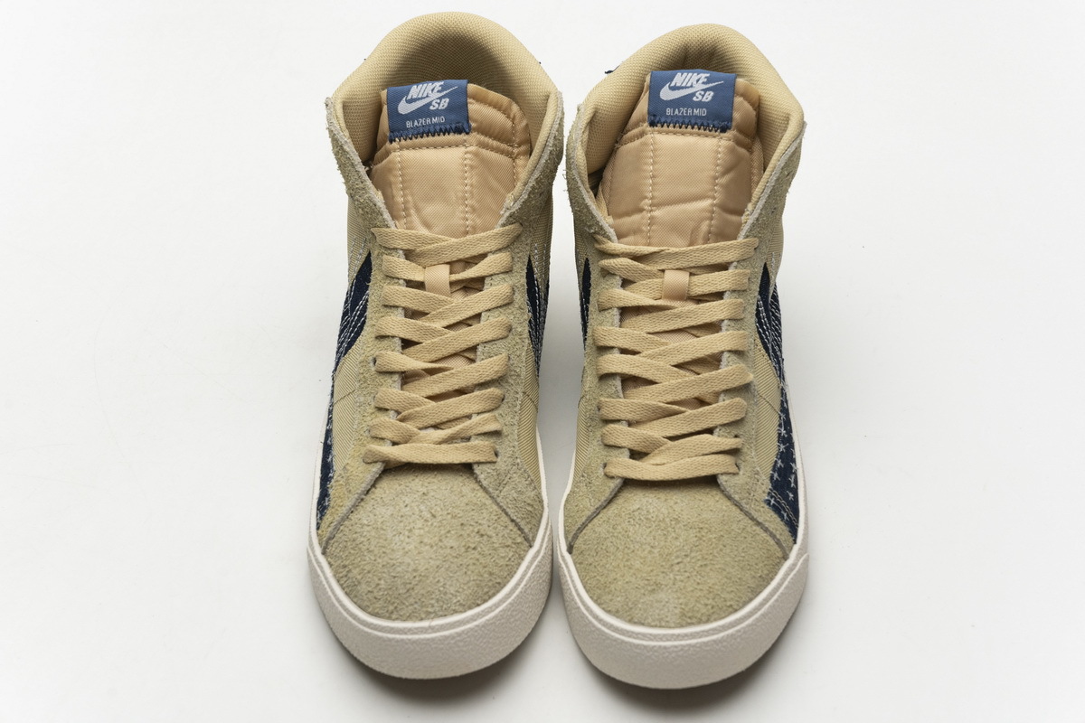 BMLin SB Zoom Blazer Mid Sashiko Sesame