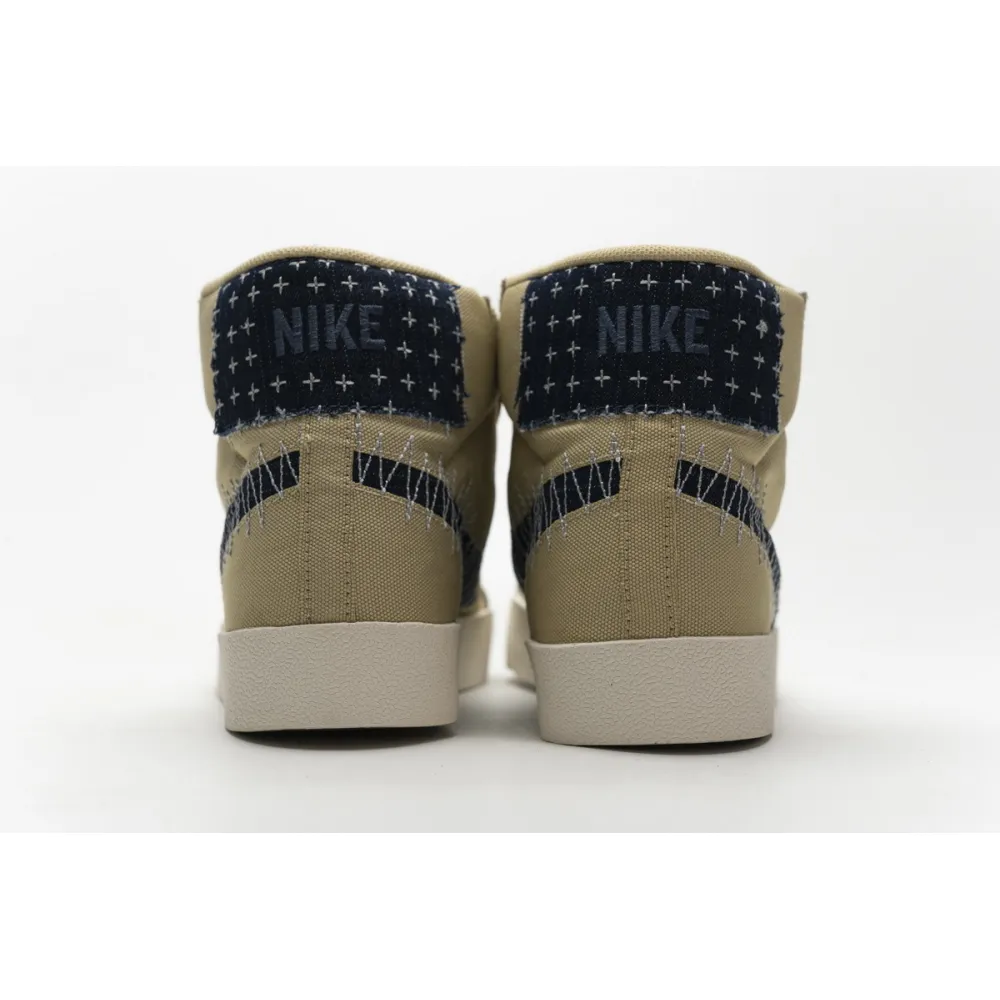 BMLin SB Zoom Blazer Mid Sashiko Sesame