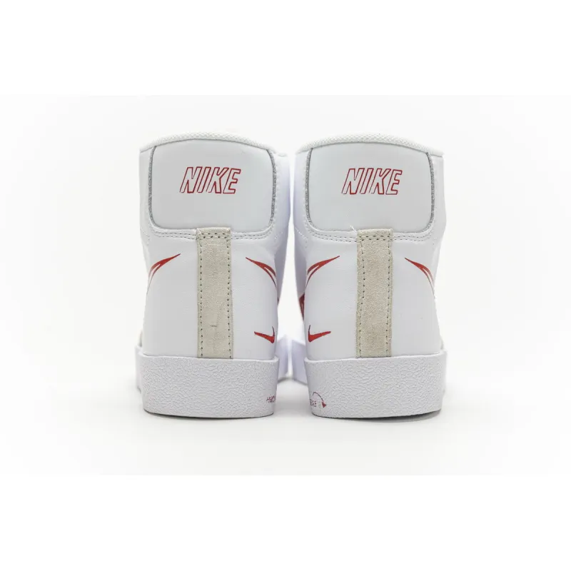BMLin Blazer Mid 77 Sketch White Red