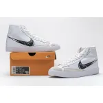 BMLin Blazer Mid 77 Sketch White Black 